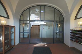 Umrüstung Drehtür auf Schiebetür